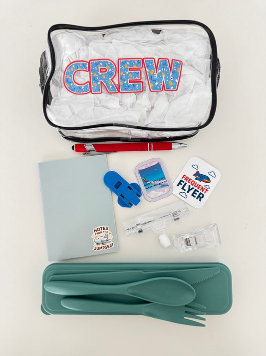 Flight Attendant New Hire Starter Kit | Personalized Aviation Gift Box | Crew Graduation & First Day Gift